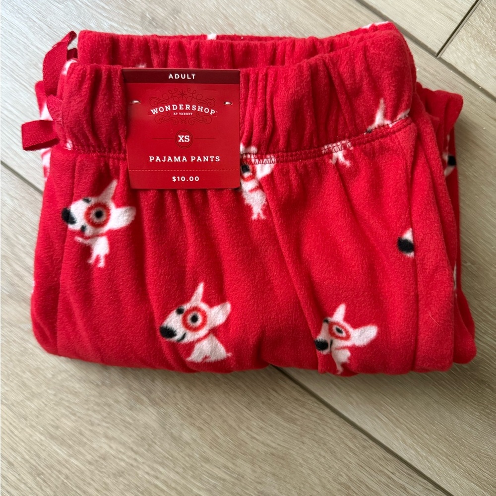 Target Wondershop Red Pajama Pants with Dog Print